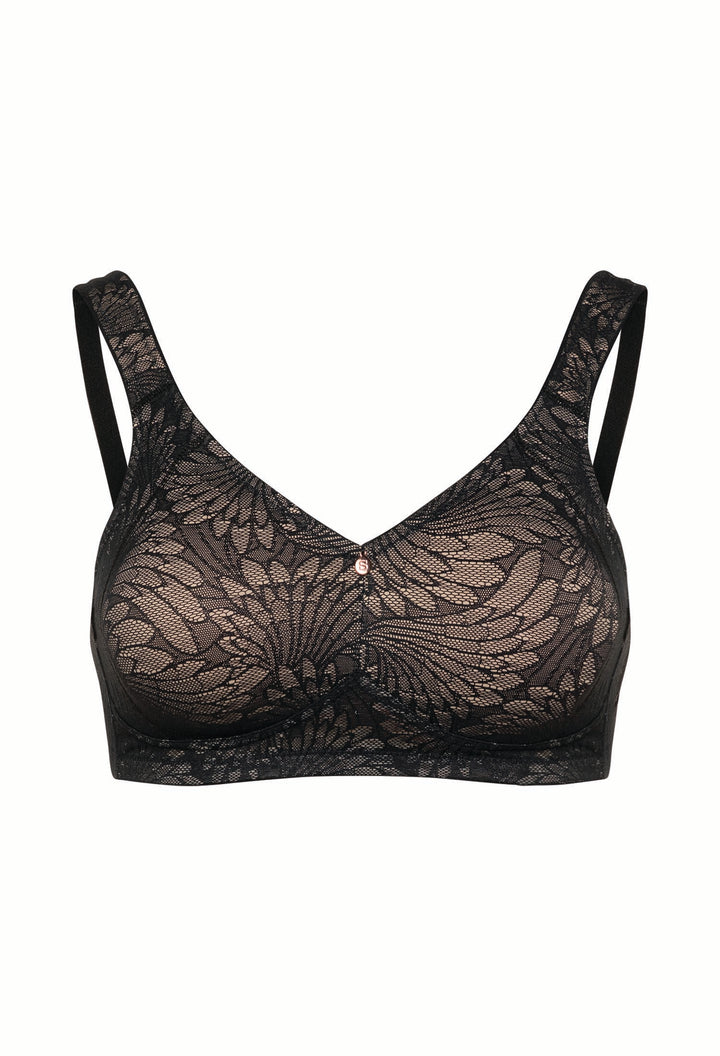 Sevilla by Susa - Wire Free - Full Cup Bra (Black or Ivory)