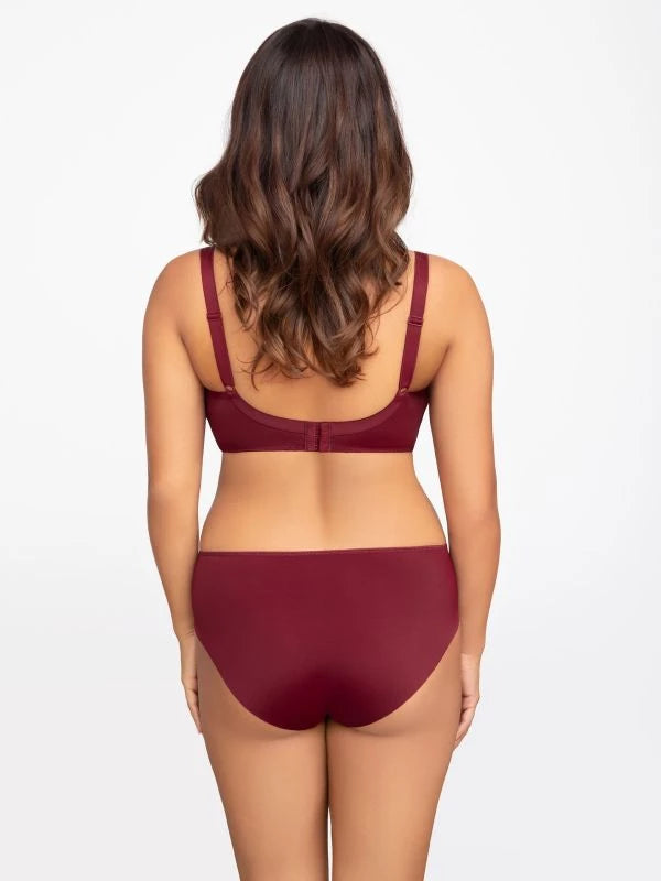 Virginia by Corin Lingerie - Burgundy T-shirt Bra - view 4