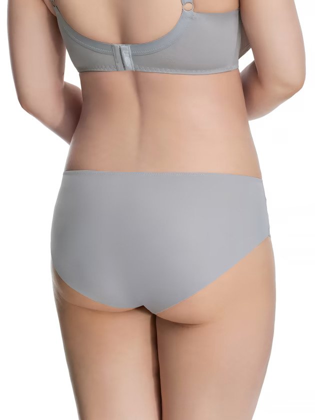 Angelina by Corin Lingerie - Classic Brief Grey/Pink - view 2