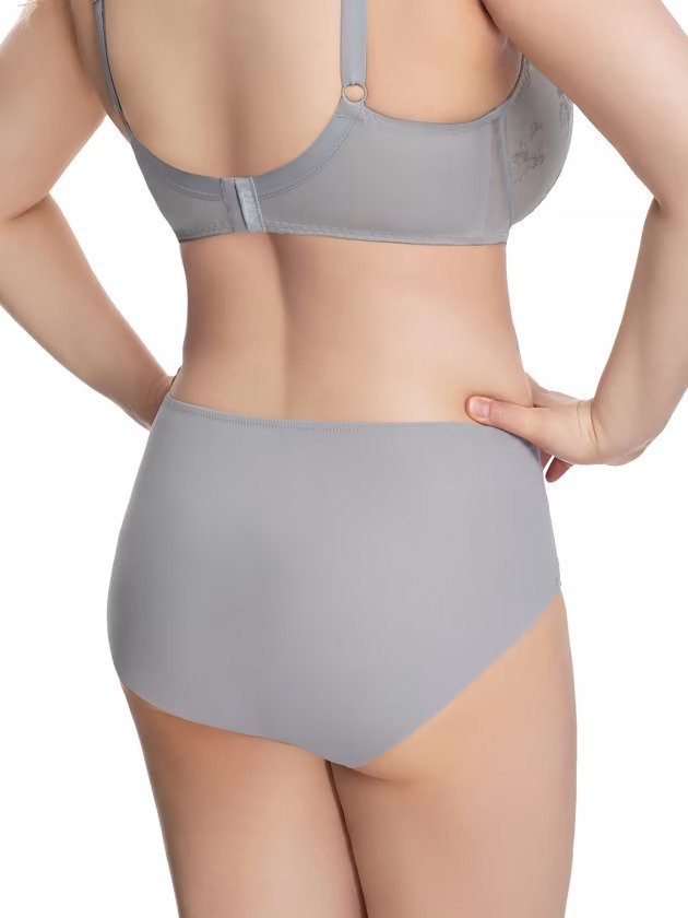 Angelina by Corin Lingerie - Full Brief Grey/Pink - view 2
