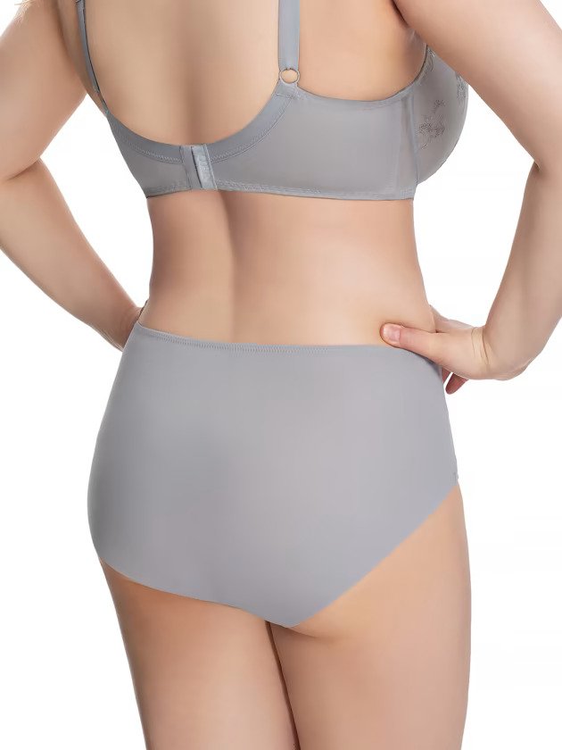 Angelina by Corin Lingerie | Full Brief Grey/Pink