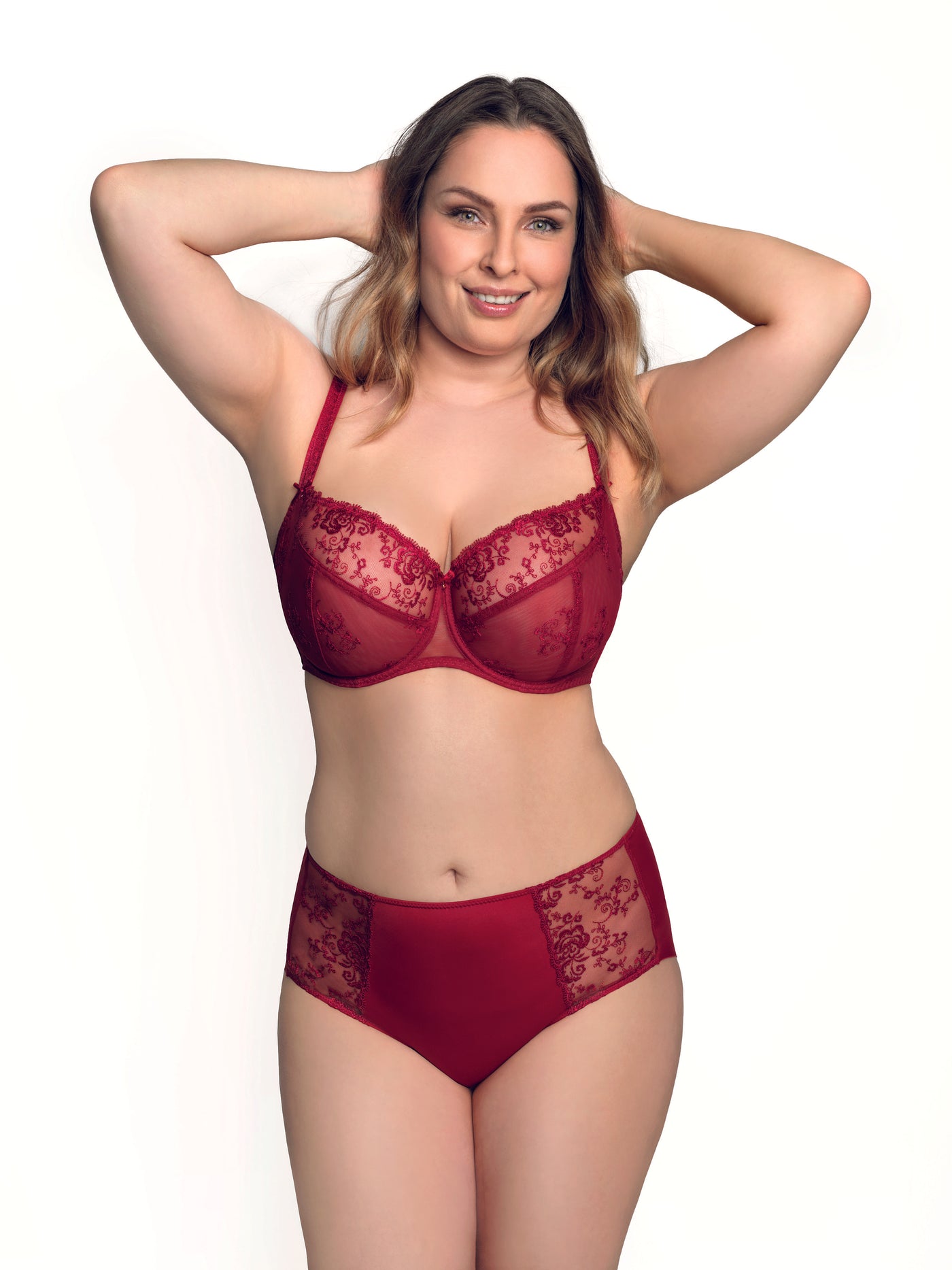 Angelina by Corin Lingerie | Full Brief Red