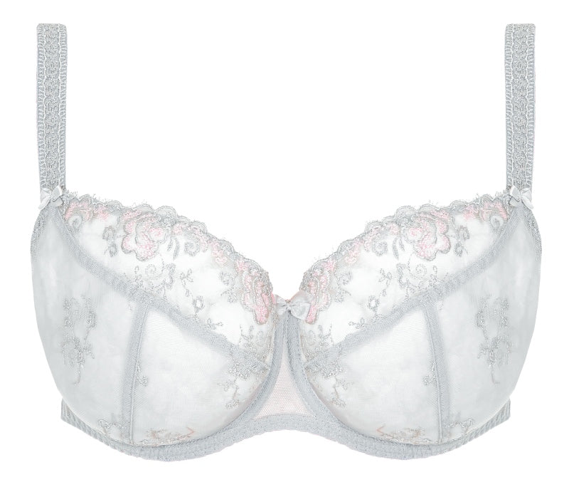 Angelina by Corin Lingerie | Perfect Full Cup Bra Grey/Pink
