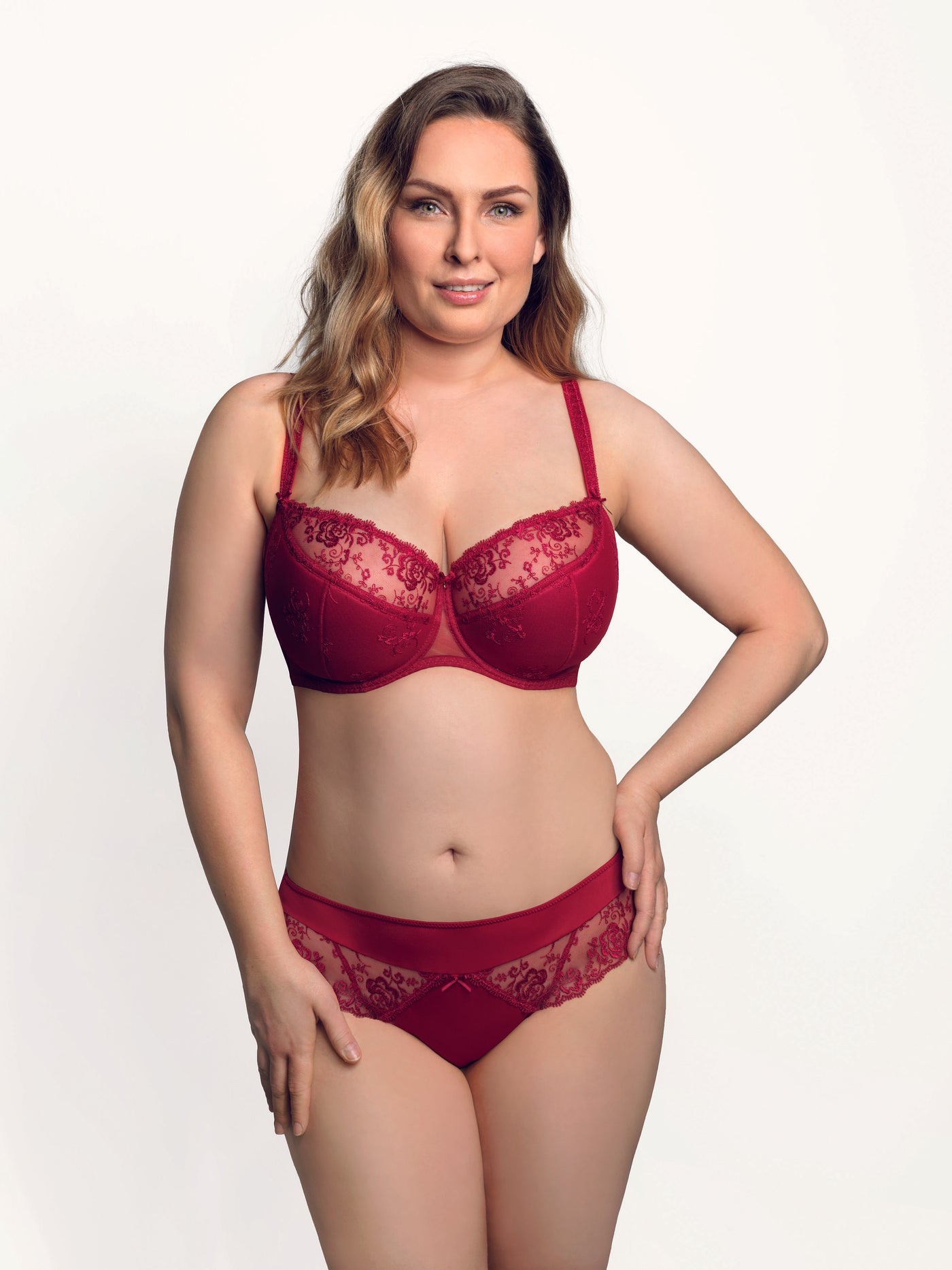 Angelina by Corin Lingerie | Classic Brief Red