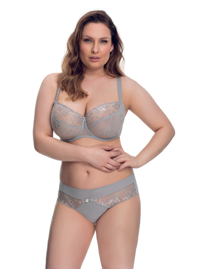 Angelina by Corin Lingerie | Perfect Full Cup Bra Grey/Pink