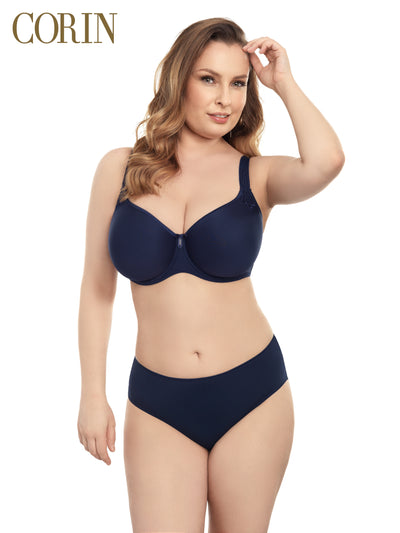 Virginia by Corin Lingerie | Navy T-shirt Bra