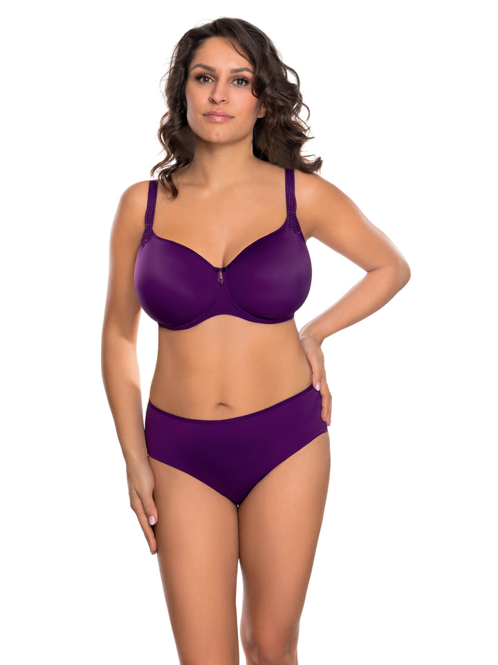 Virginia by Corin Lingerie - Purple T-shirt Bra - view 2